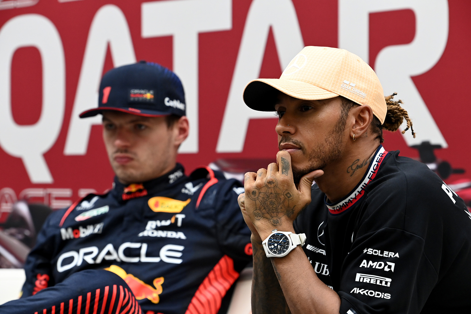 M. Verstappenas palaiko L. Hamiltono sprendimą