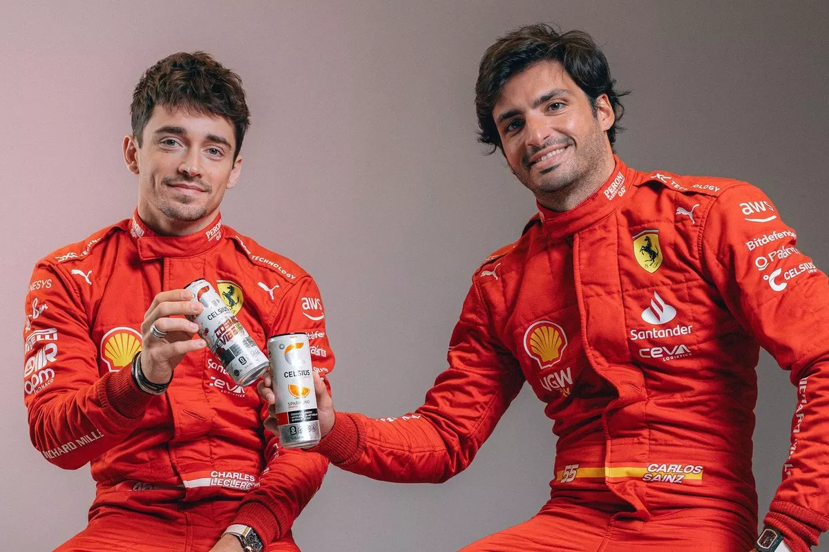 „Ferrari“ sudarė sutartį su energetinių gėrimų gamintoju