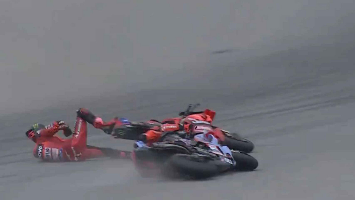 „Moto GP“ Portugalijoje: Bagnaia susidūrimas su M. Marquezu ir Martino triumfas