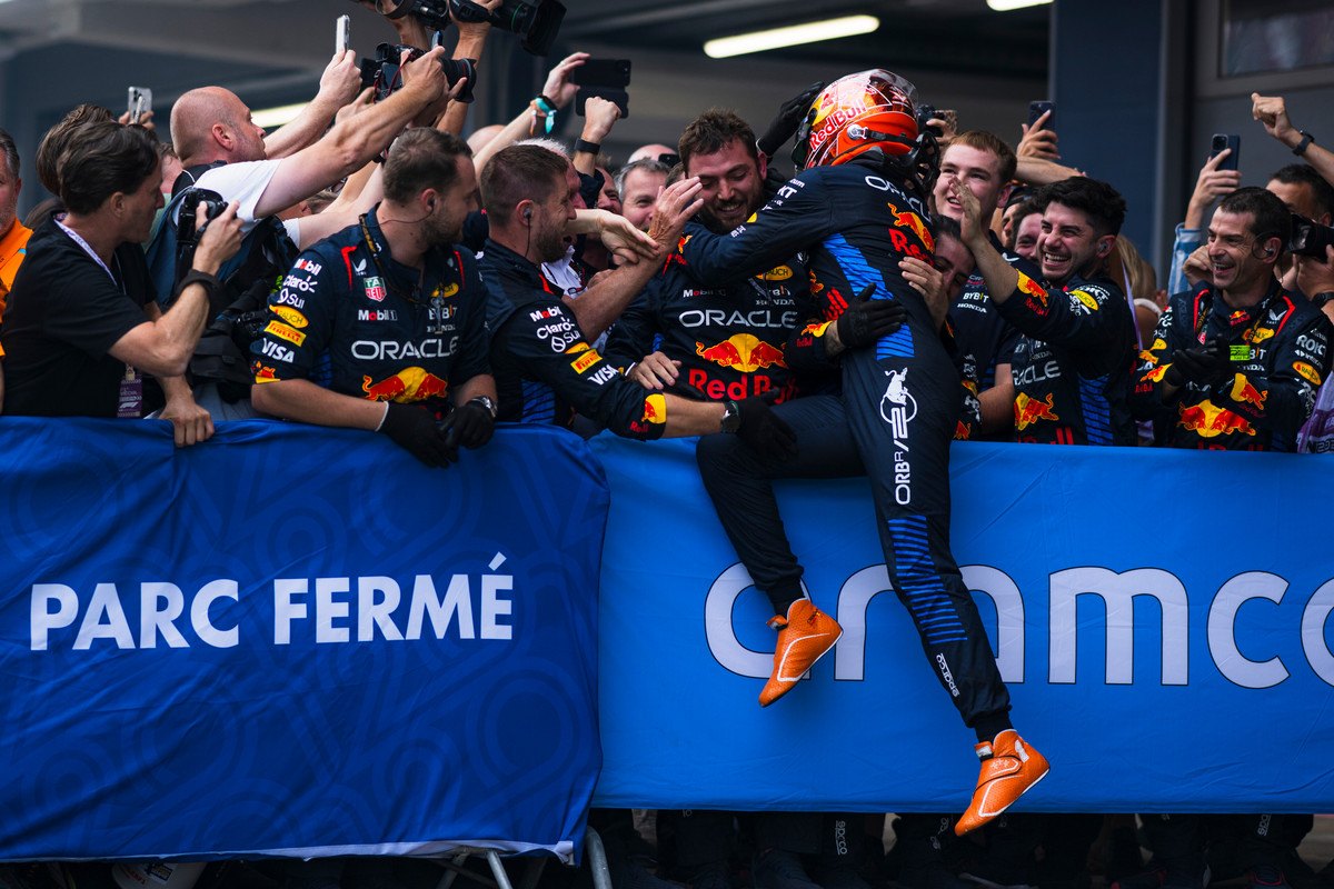 Pasidžiaugęs M. Verstappenas: „McLaren“ buvo greitesni