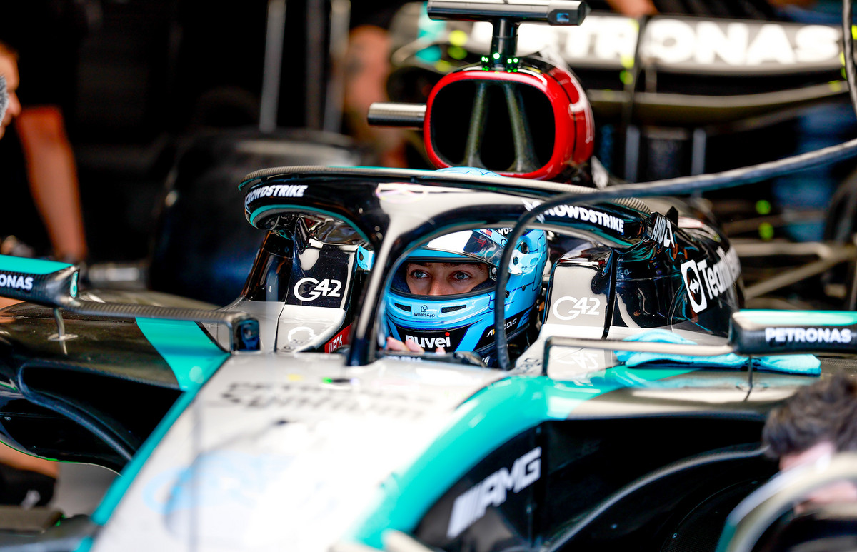 Austrijos GP netikėtai laimėjo G. Russellas