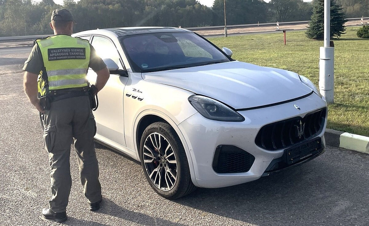 Vokietijoje dingęs „Maserati Grecale Modena“ rastas Lietuvoje