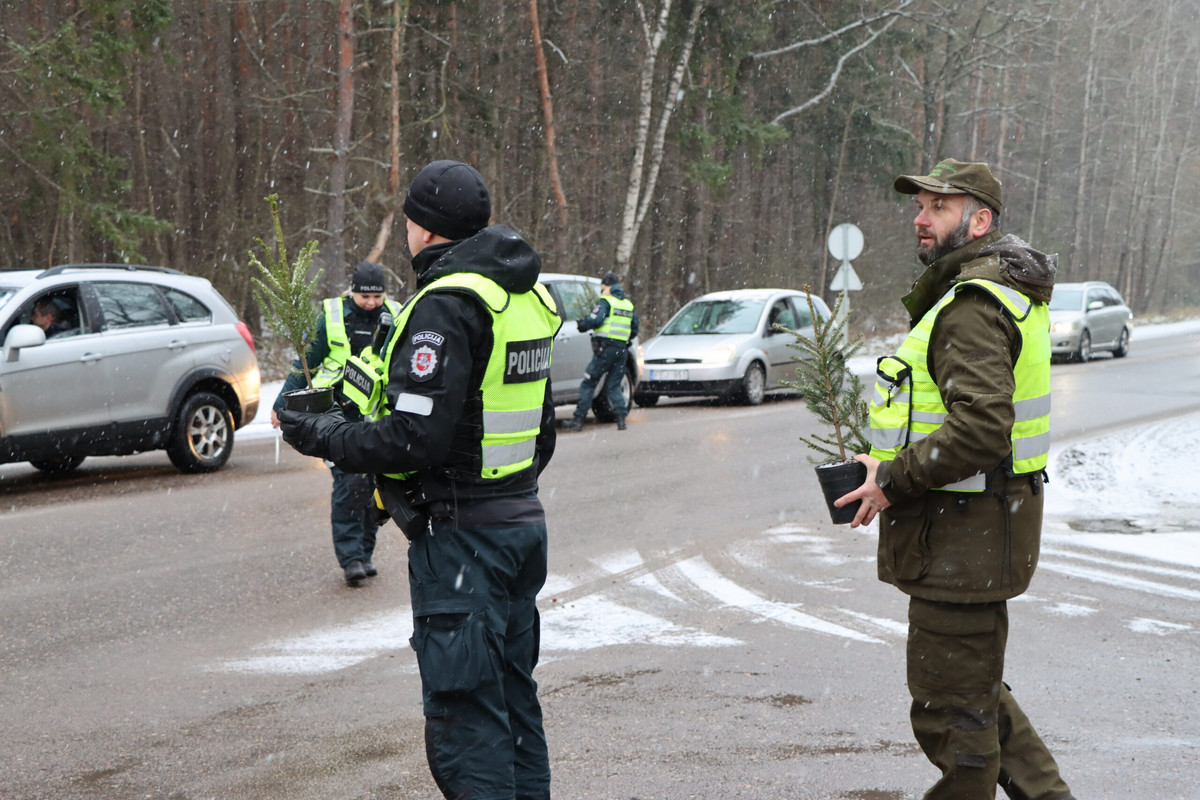 Gruodžio 16 d. vairuotojų lauks mišku kvepiantys linkėjimai