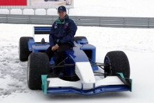 „Sauber C22“ – jau trasoje