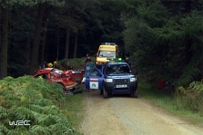 <span style="background:#000000; color:white; padding: 0 2px">WRC</span> Ralis Didžiojoje Britanijoje: juoda diena
