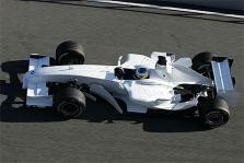 Bandymuose – baltas „BMW Sauber“