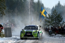 <span style="background:#000000; color:white; padding: 0 2px">WRC</span> Švedijos ralį laimėjo M.Gronholmas