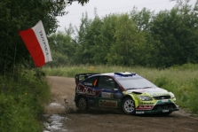 <span style="background:#000000; color:white; padding: 0 2px">WRC</span> Lenkijoje pirmauja M. Hirvonenas