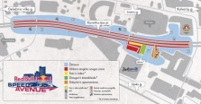 „Red Bull“ šou – beveik visame Konstitucijos prospekte