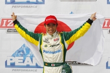 <span style="background:#3f3f3f; color:white; padding: 0 2px">IndyCar</span> Ajovoje - pirmoji T. Sato „pole“