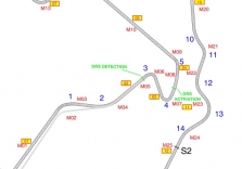 Silverstoune DRS zona – su posūkiu