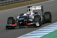 K. Kobayashi išmėgino „Sauber C31“