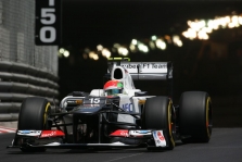 „Sauber“ tiria S. Perezo avariją