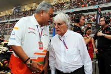 V. Mallya: B. Ecclestone‘as turėtų padėti komandoms pagerinti F-1
