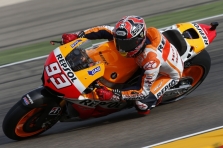 <span style="background:#d5002c; color:white; padding: 0 2px">MotoGP</span> Aragone – čempionato lyderio M. Marquezo triumfas