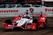 <span style="background:#3f3f3f; color:white; padding: 0 2px">IndyCar</span> J. P. Montoya triumfavo pirmose sezono lenktynėse
