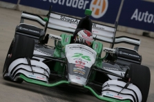 <span style="background:#3f3f3f; color:white; padding: 0 2px">IndyCar</span> Sutrumpintose lenktynėse Detroite nugalėjo C. Munozas