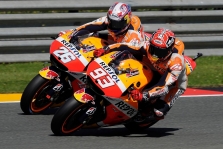 <span style="background:#d5002c; color:white; padding: 0 2px">MotoGP</span> Vokietijoje - „Honda“ lenktynininkų triumfas