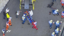 Rusijos GP: šeštadienio treniruotė (C. Sainzo avarija, video)