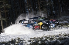 <span style="background:#000000; color:white; padding: 0 2px">WRC</span> Švedijos ralyje - antroji iš eilės S. Ogier pergalė