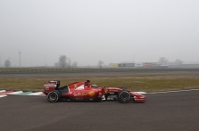 A. Giovinazzi pirmą kartą išbandė „Ferrari“ bolidą