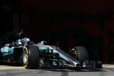 Barselonoje geriausią rezultatą užfiksavo V. Bottas, K. Raikkonenas patyrė avariją