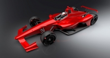 <span style="background:#3f3f3f; color:white; padding: 0 2px">IndyCar</span> Internete išplatinti 2018 m. bolido vaizdai