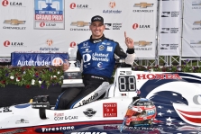 <span style="background:#3f3f3f; color:white; padding: 0 2px">IndyCar</span> Detroite - antroji iš eilės G. Rahalo pergalė