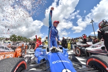<span style="background:#3f3f3f; color:white; padding: 0 2px">IndyCar</span> S. Dixonas nugalėjo „Road America“ trasoje vykusiose lenktynėse