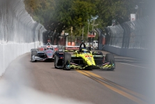 <span style="background:#3f3f3f; color:white; padding: 0 2px">IndyCar</span> Drama St. Petersburge baigėsi S. Bourdais pergale