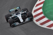 Paskutinę bandymų dieną Barselonoje greičiausias V. Bottas