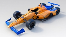 „McLaren“ pristatė „IndyCar“ bolido išdažymą