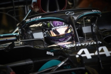 „Mercedes“: gandai apie L. Hamiltoną - visiški pramanai
