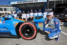 <span style="background:#3f3f3f; color:white; padding: 0 2px">IndyCar</span> Portlande surengtoje kvalifikacijoje greičiausias A. Palou