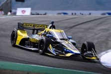 <span style="background:#3f3f3f; color:white; padding: 0 2px">IndyCar</span> Laguna Secoje antrus metus iš eilės greičiausias C. Herta