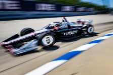 <span style="background:#3f3f3f; color:white; padding: 0 2px">IndyCar</span> Detroite „pole“ iškovojo J. Newgardenas, D. Malukas - greičiausiųjų šešetuke