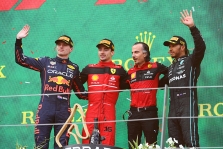 Austrijos GP prizininkams skirtos piniginės baudos