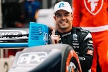 <span style="background:#3f3f3f; color:white; padding: 0 2px">IndyCar</span> Portlande S. McLaughlinas iškovojo „pole“, D. Malukas liko 11-as