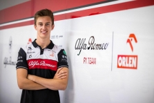 T. Pourchaire‘as Ostine išbandys „Alfa Romeo“ bolidą