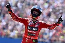 <span style="background:#d5002c; color:white; padding: 0 2px">MotoGP</span> Austrijoje dominavęs F. Bagnaia grįžo į pirmą vietą bendroje įskaitoje