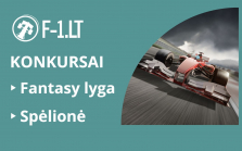 F-1 spėlionės Fantasy lygos sezono tarpiniai rezultatai 2024