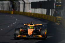„McLaren“ ir L. Norrisas džiaugiasi, jog jų garažą aplankė D. Trumpas