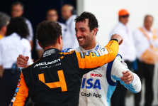 Dėl L. Norriso pasidžiaugęs D. Ricciardo: mes turime artimą ryšį