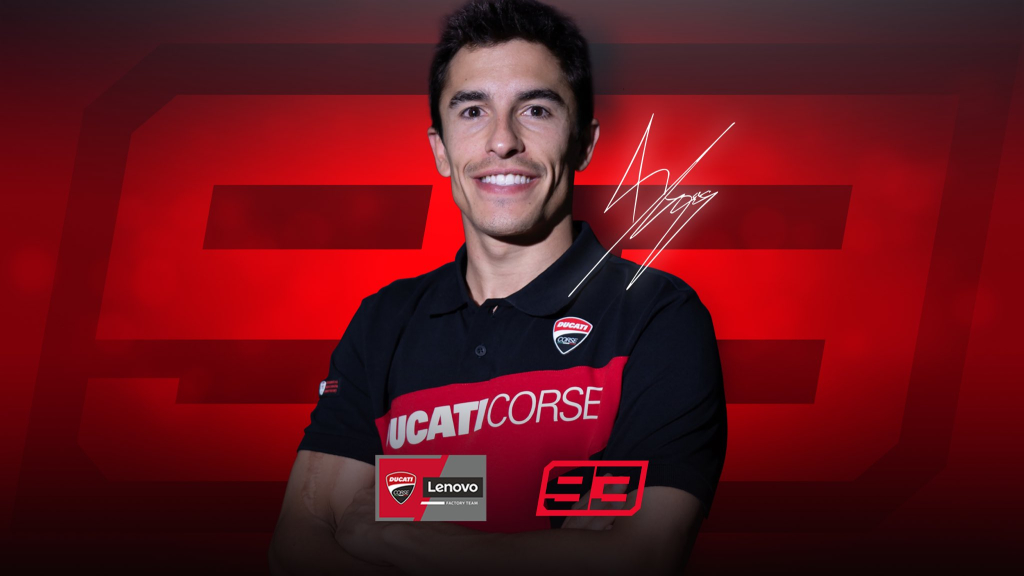 <span style="background:#d5002c; color:white; padding: 0 2px">MotoGP</span> Oficialu: J. Martinas keliasi į „Aprilia“, M. Marquezas – į „Ducati“