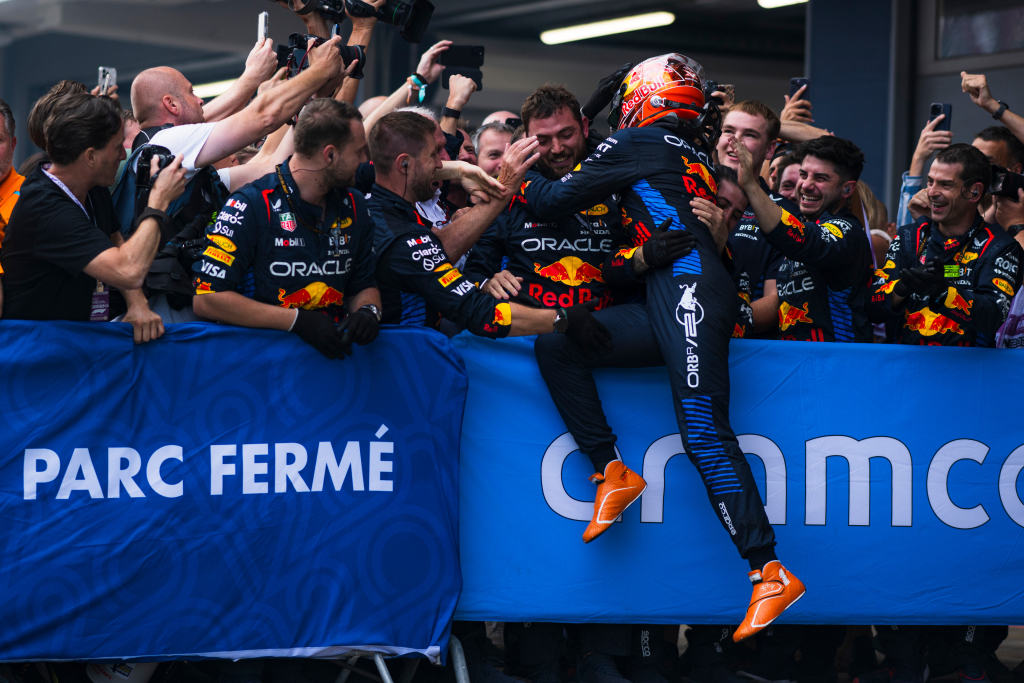 Pasidžiaugęs M. Verstappenas: „McLaren“ buvo greitesni