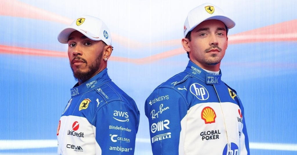 „Ferrari“ pristatė naujas aprangas Majamio savaitgaliui