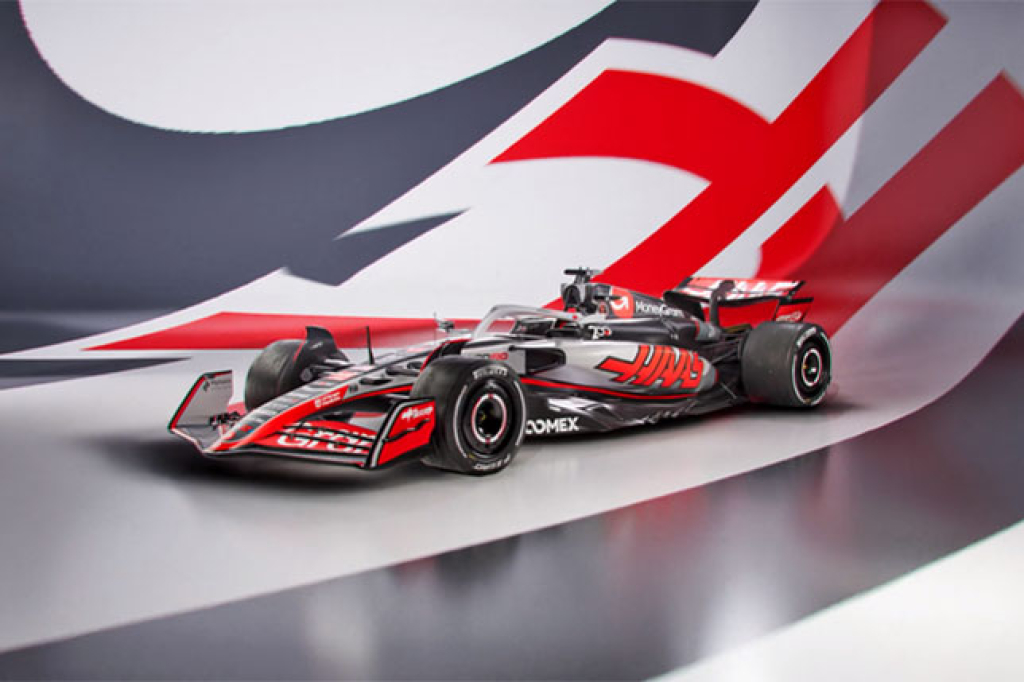 „Haas“ parodė bolido spalvas Kanados GP etapui