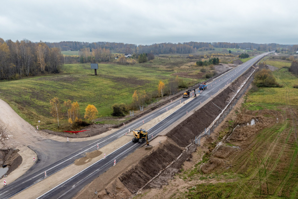 Magistralės Vilnius–Utena (A14) rekonstravimas įgauna pagreitį, vairuotojai netrukus išvys pilnai atnaujintus kilometrus